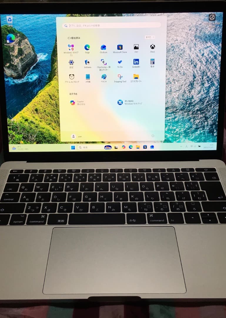 MacBook本体 Apple MacBook Pro 2017 8GB 250GB WIN11PR