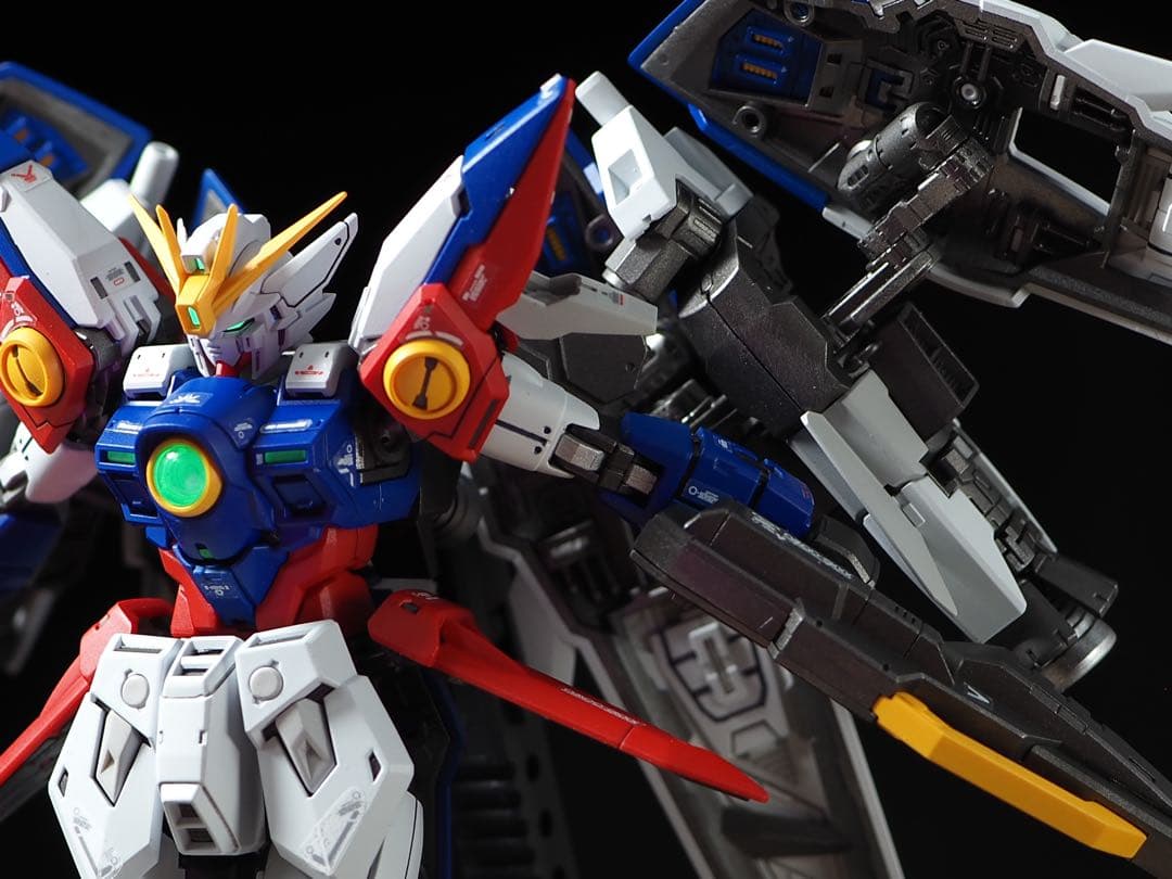 RG ウイングガンダムゼロ 全塗装　完成品　ガンダウイングガンダム