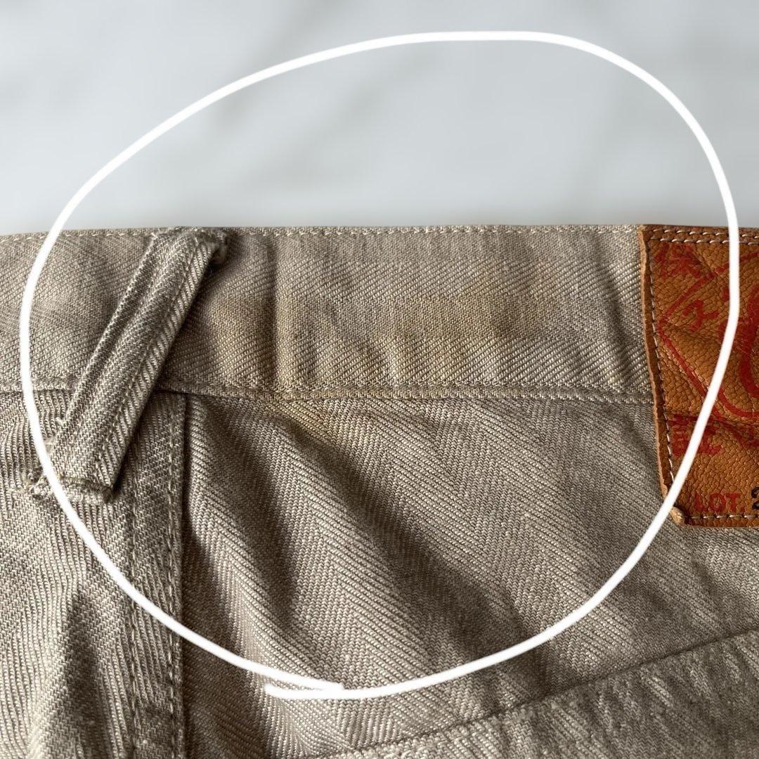 EVISU エヴィス パンツ ベージュ 31×35 2000