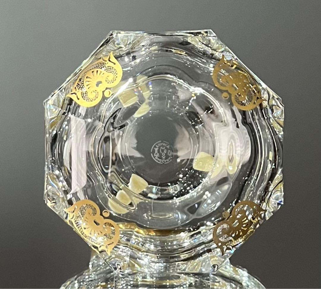 BACCARATバカラ/※廃盤極稀少型　エンパイア 金彩　蓋物　美品