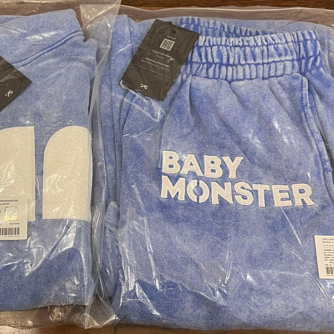 BABYMONSTER ベビモン Hello ソウルコン パンツ ブルー フリー