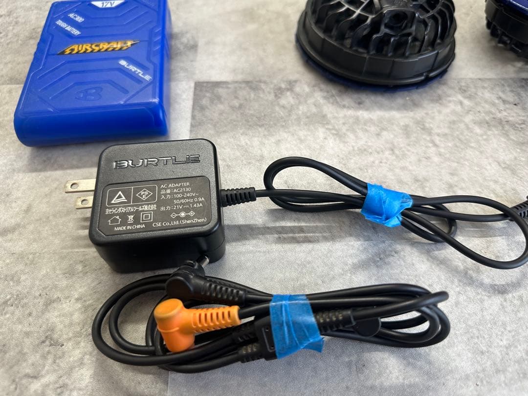 BURTLE AIRCRAFT 充電器 バッテリーセット17V