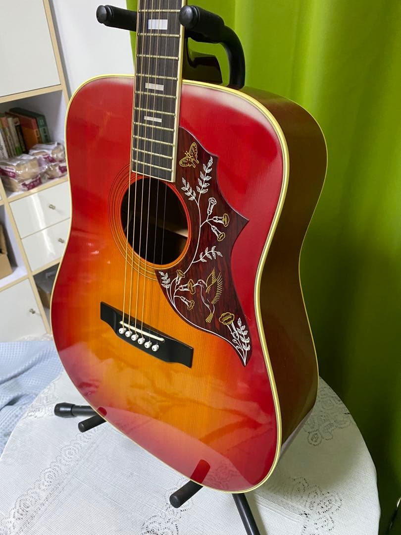 新春特価　ビンテージMorris WH-20　ハミングバード エレアコ音出し良好