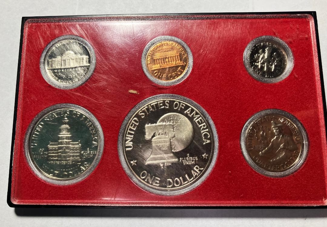 1976　アメリカ合衆国　銀貨プルーフセット　独立200周年記念