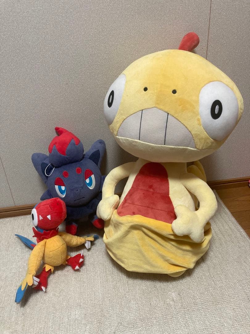 ポケモン　等身大 ズルッグ ぬいぐるみ　ゾロア　アーケオス