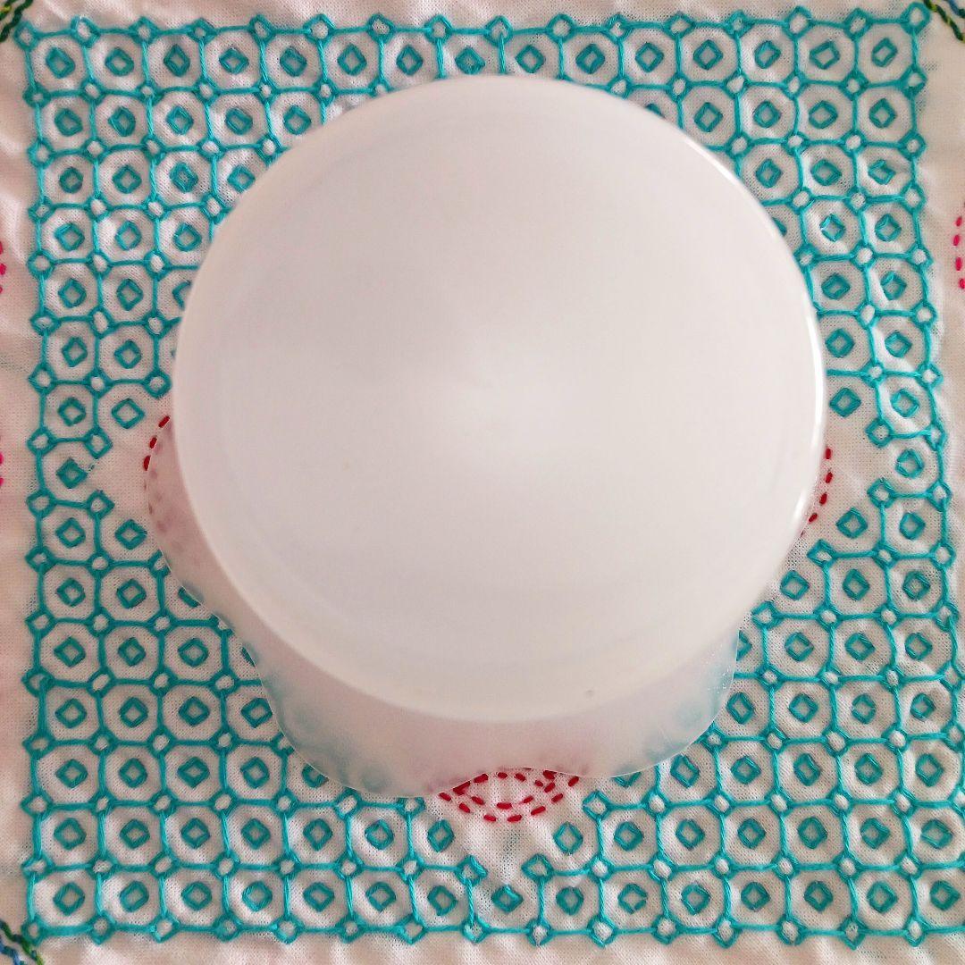 大正ミルクガラス　コンポート　　アンティーク