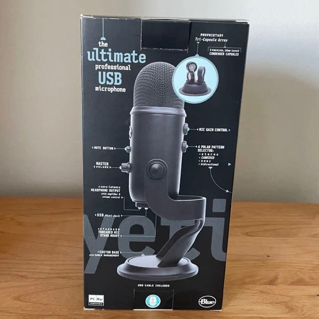 Blue Yeti ブラック コンデンサーマイク