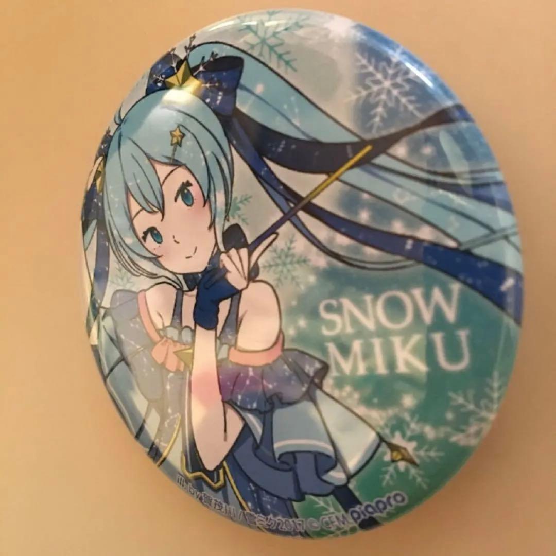 雪ミク 2017 缶バッジ 賀茂川 MIKU VOCALOID