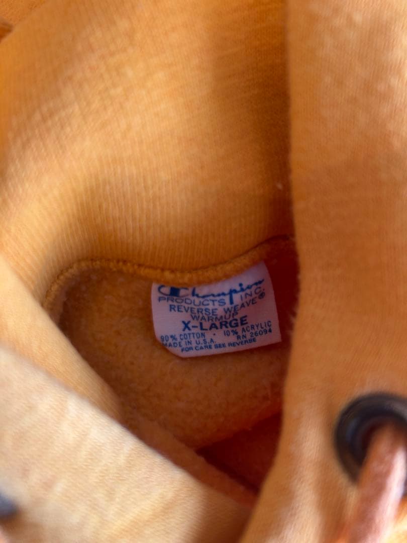 70s チャンピオン リバースウィーブ 単色タグ XL USA