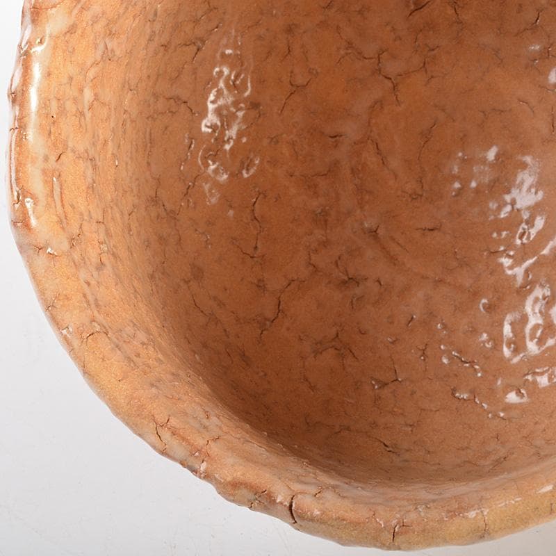 萩焼　十世　坂高麗左衛門　茶碗　銘「瑞年」　宗左（惺斎）極め箱　V　R7454