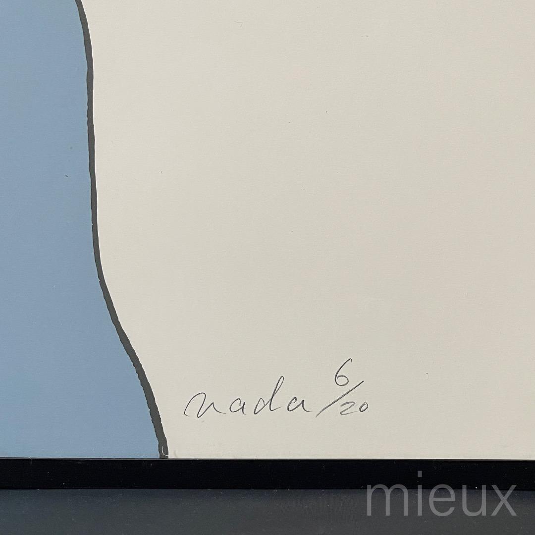 灘本唯人「1931 ロサンジェルス」シルクスクリーン サイン入 額付 中古 美品