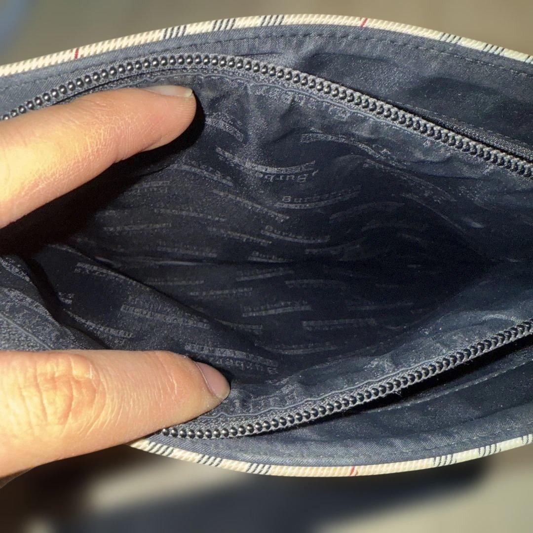 美品　バーバリーブルーレーベル　ショルダーバッグ　ナイロン　軽量　ノバチェック