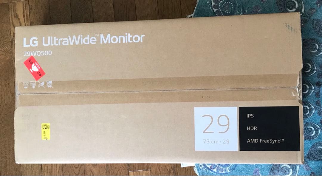 LG ultra wide monitor 29インチ　29WQ500
