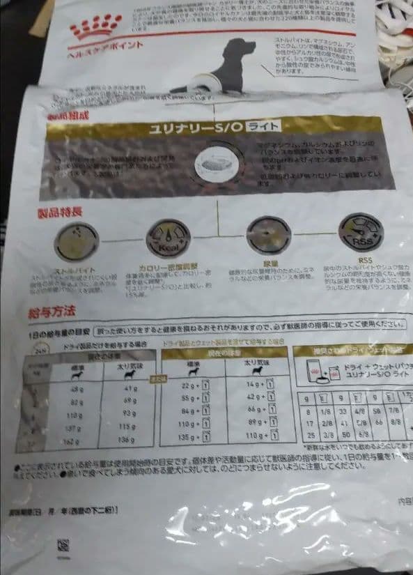 ロイヤルカナン療法食CANIN ユリナリー S/O ライト8kg