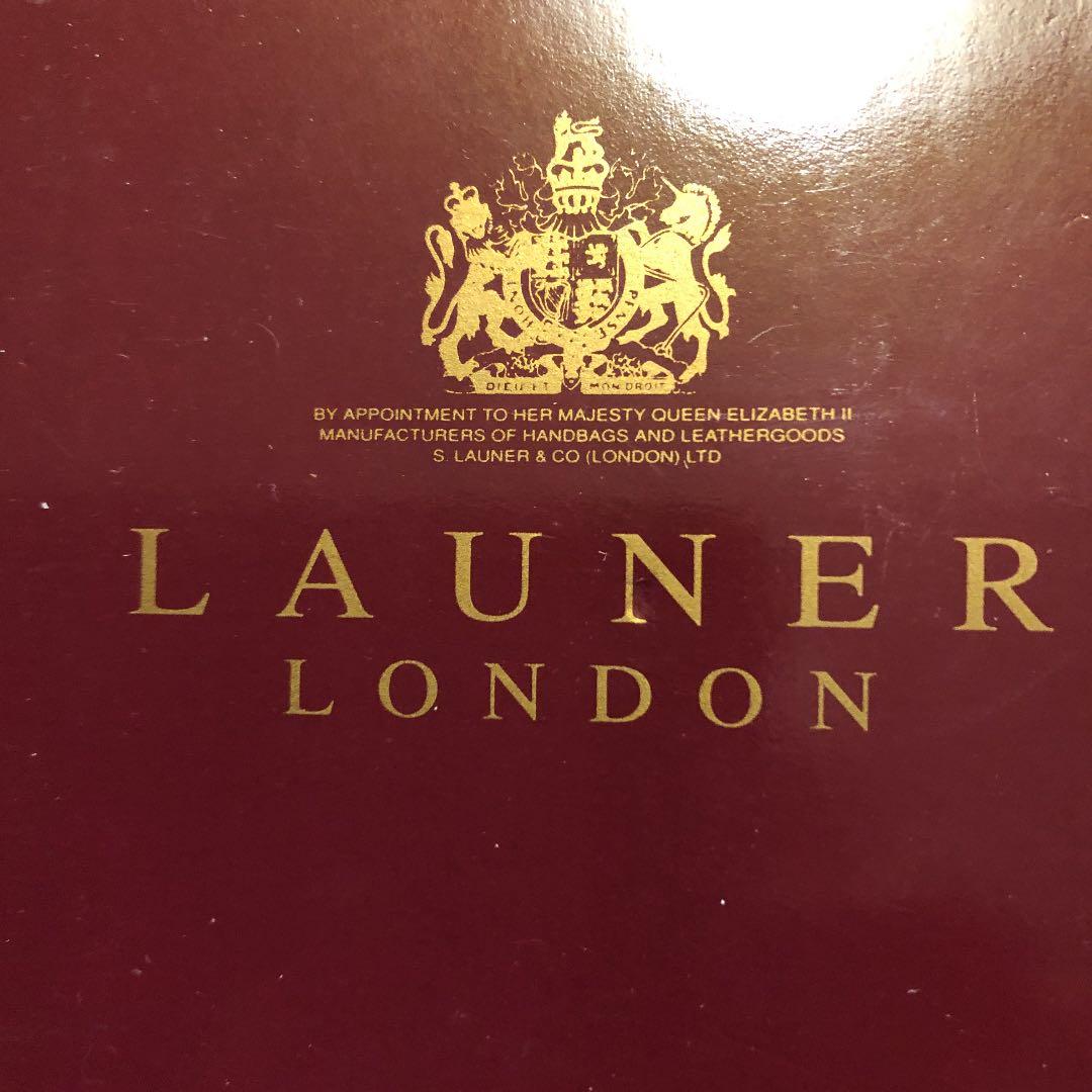 [未使用]英国王室御用達ＬAUNERの折り財布