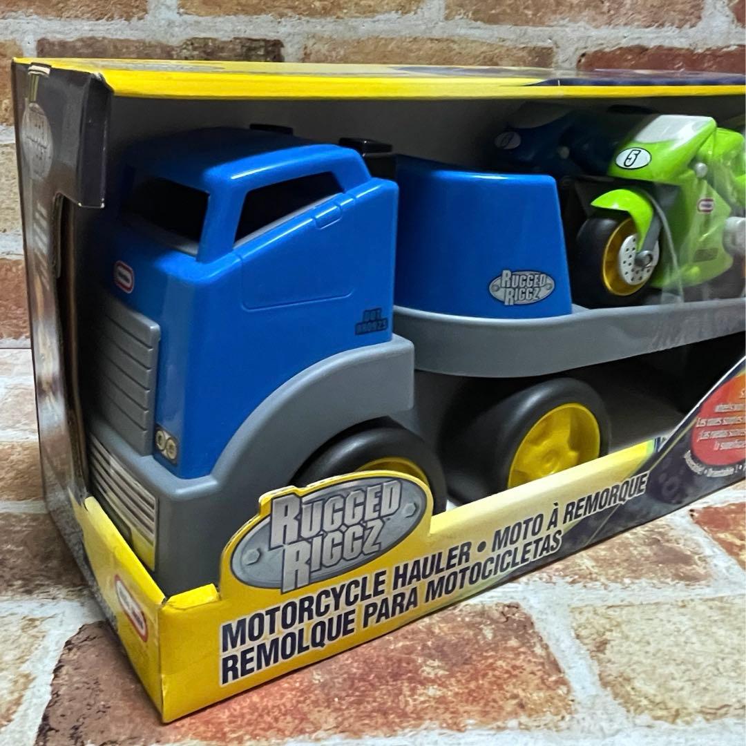 リトルタイクスRUGGED RIGGZ モーターサイクル運搬車&バイク２台セット