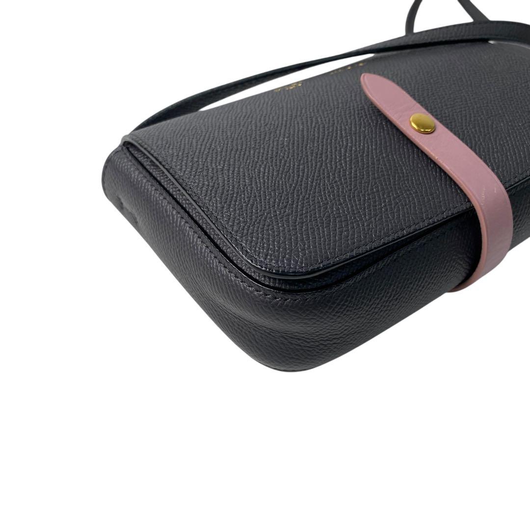 美品 セリーヌ CELINE ストラップクラッチ ショルダーバッグ ポシェット