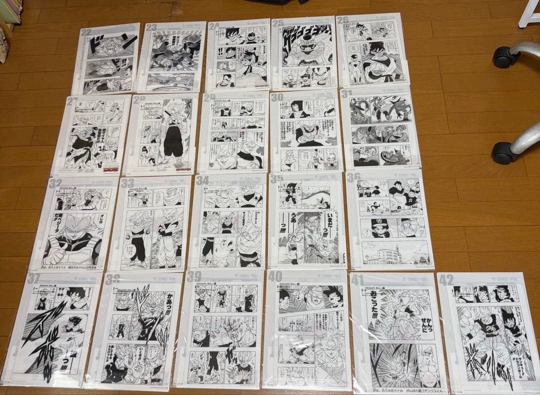 ✨DRAGONBALL40周年クリアファイルコンプリート✨セット計21個