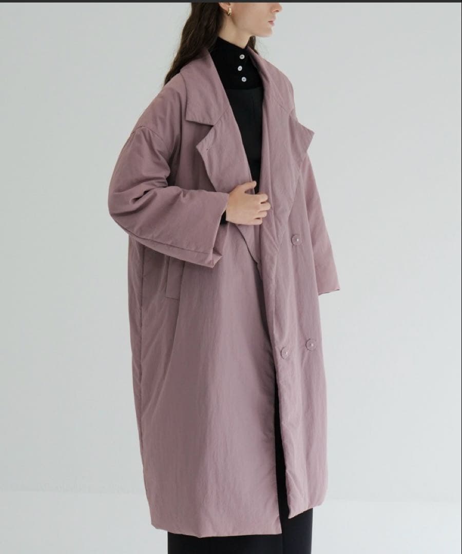 CLANE クラネ　カラー　ダウン　チェスターコート