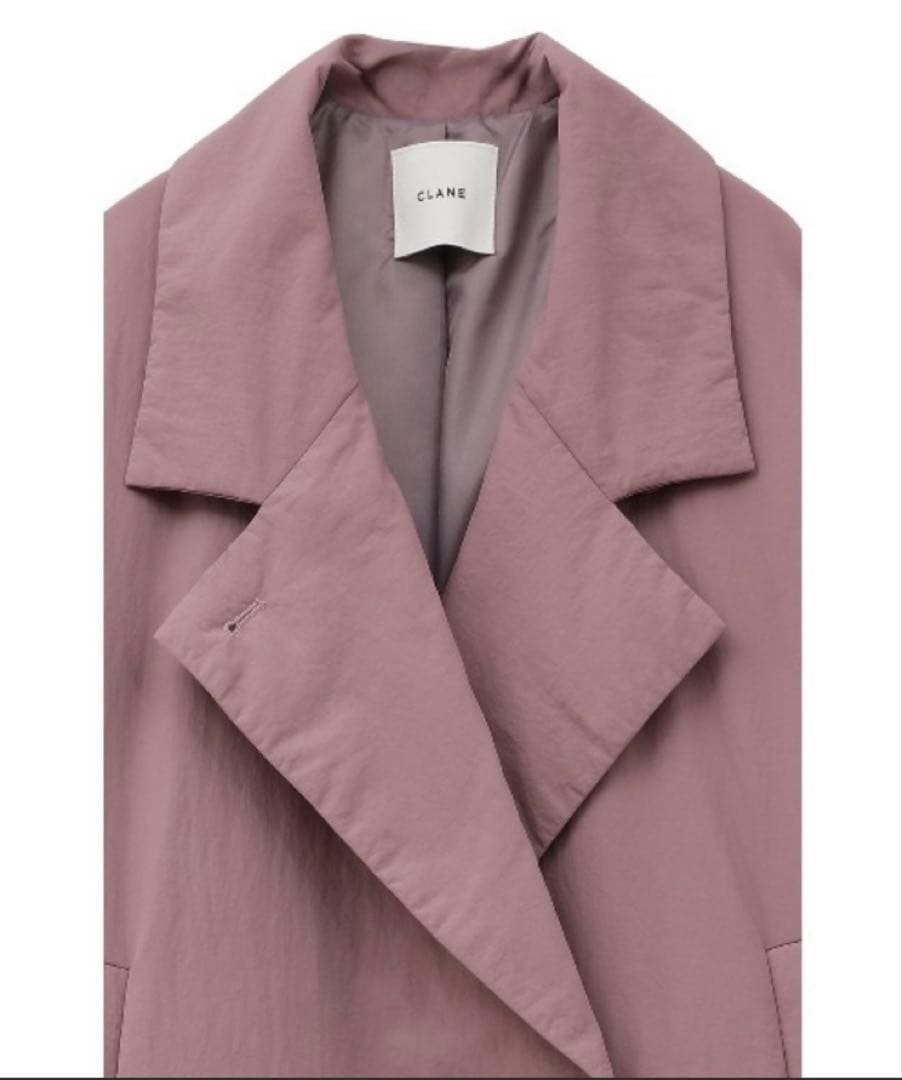 CLANE クラネ　カラー　ダウン　チェスターコート