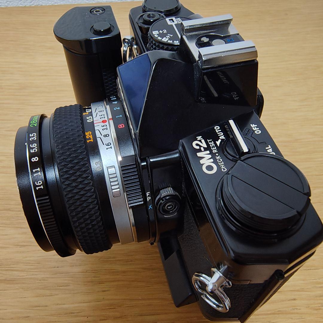 フィルムカメラ OLYMPUS OM-2N G.ZUIKO AUTO-W 28mm F3.5