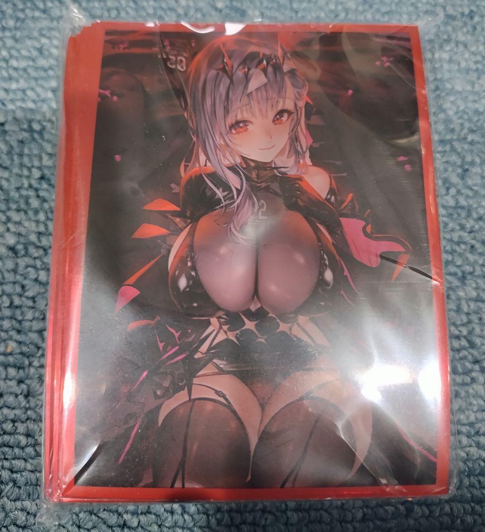 ニケ NIKKE モダニア スリーブ プレマ プレイマット 白詰草 黒