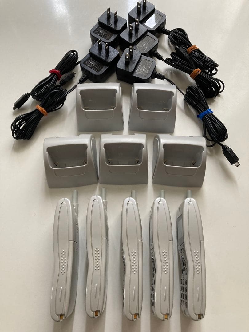 PHS子機 OKI オキ　UM7700 計5台セット　ナースコール中古