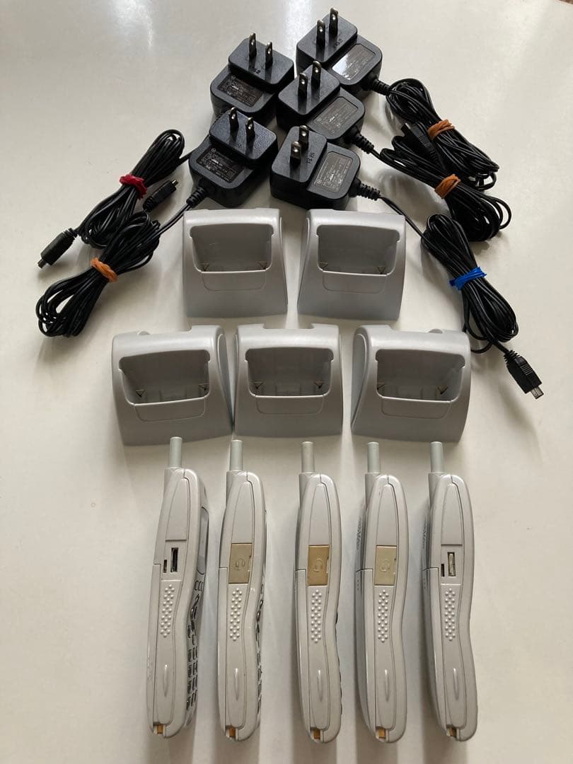 PHS子機 OKI オキ　UM7700 計5台セット　ナースコール中古