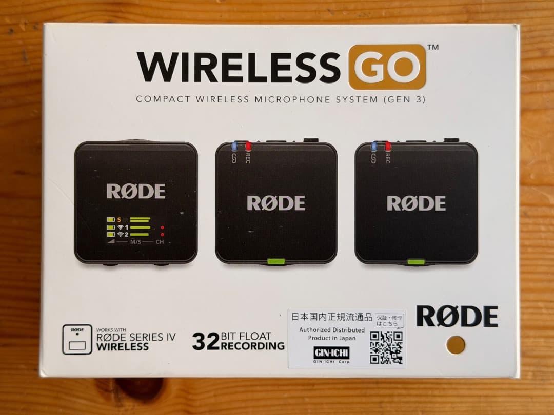 RØDE Wireless GO ワイヤレスマイク 第3世代