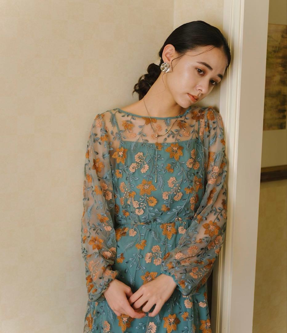 Kastane オケージョンドレス グリーン