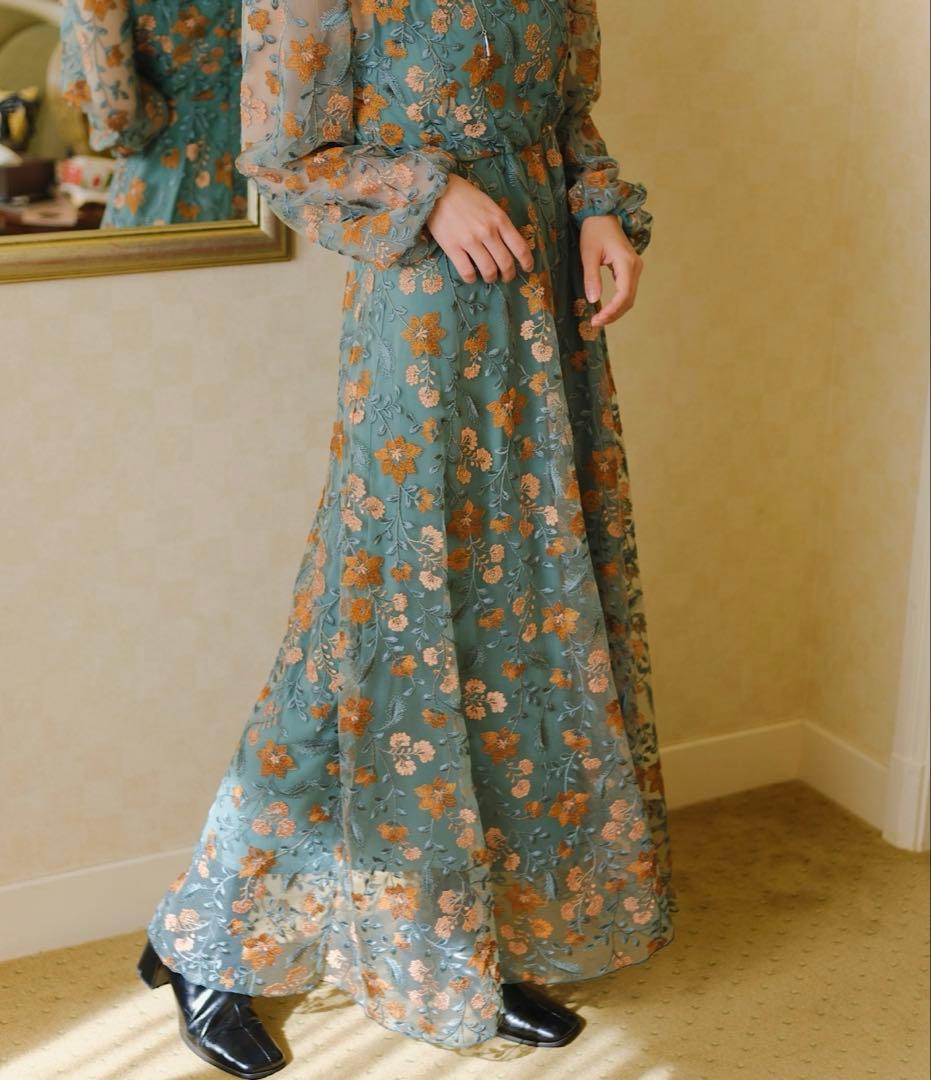 Kastane オケージョンドレス グリーン