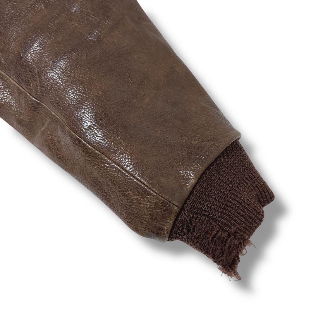 マ*ゆ様 90s ラルフローレン　a2 フライトジャケット　ブラウン　雰囲気抜群