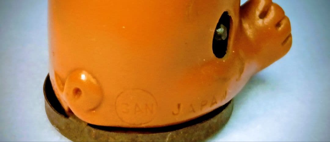 マルサン 快獣ブースカ 丸美屋 あじかつを ノベルティ版 ゼンマイ 怪獣 ソフビ