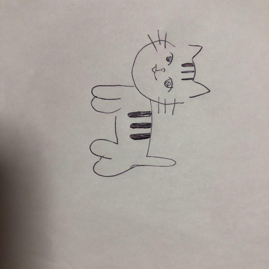 うろ覚えで描いたトラ