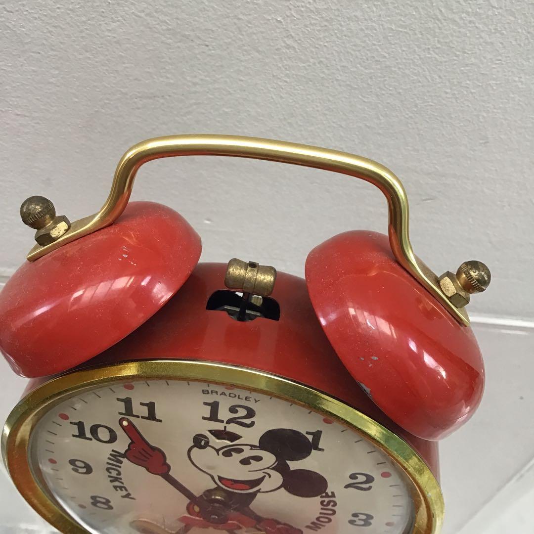【専用】ミッキーマウス アラーム時計 置時計 BRADLEY ビンテージ