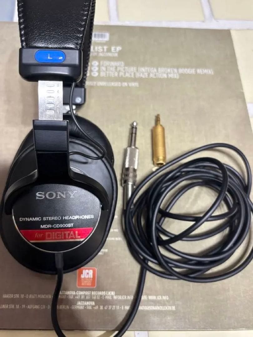 SONY ヘッドフォン MDR-CD900ST 赤帯