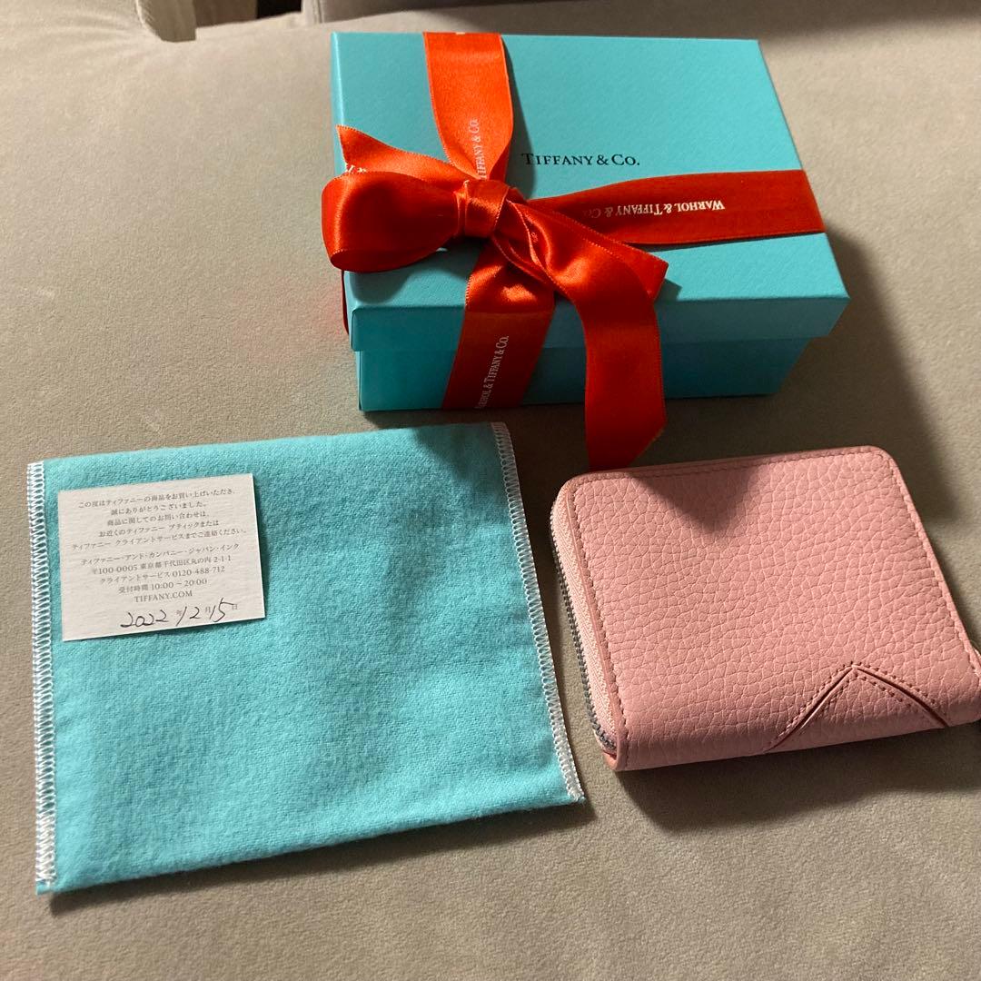 【希少】ティファニー TIFFANYスモール ジップ ウォレット