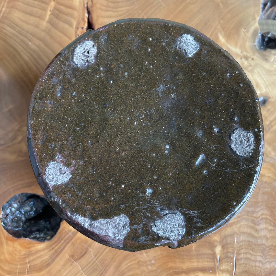 耳付水指 小代焼 茶道具 共箱 水指