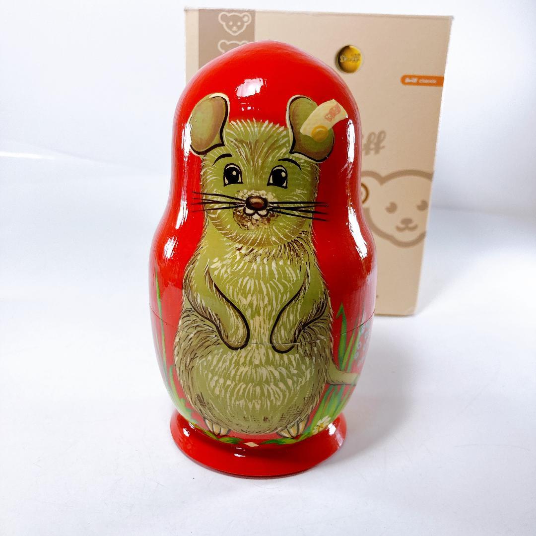シュタイフ マトリョーシカ マウス・テディベア　ねずみ・ネズミ　|1522|☆