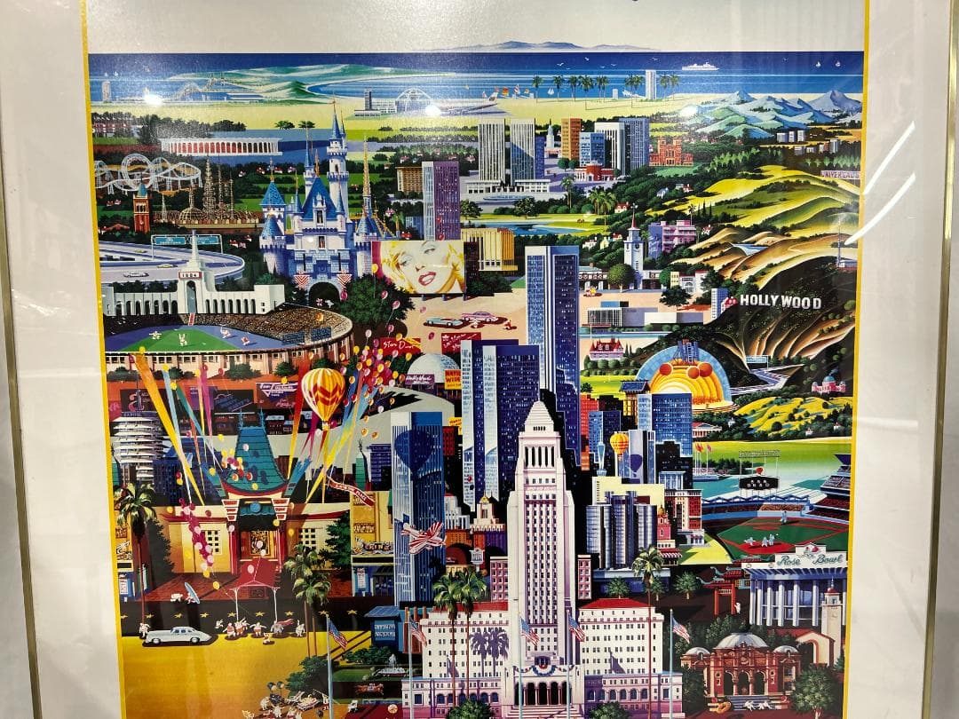 ◉アートポスター◉　LA’ｓ the Place 1984 ヒロヤマガタ　art