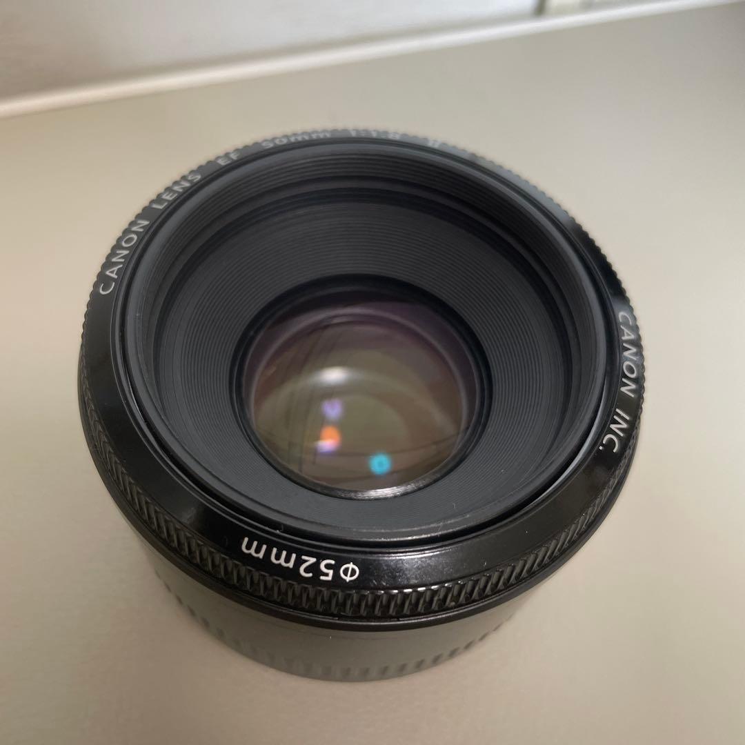 Canon EF 50mm f1.8 Ⅱ 単焦点レンズ　中古　箱付き