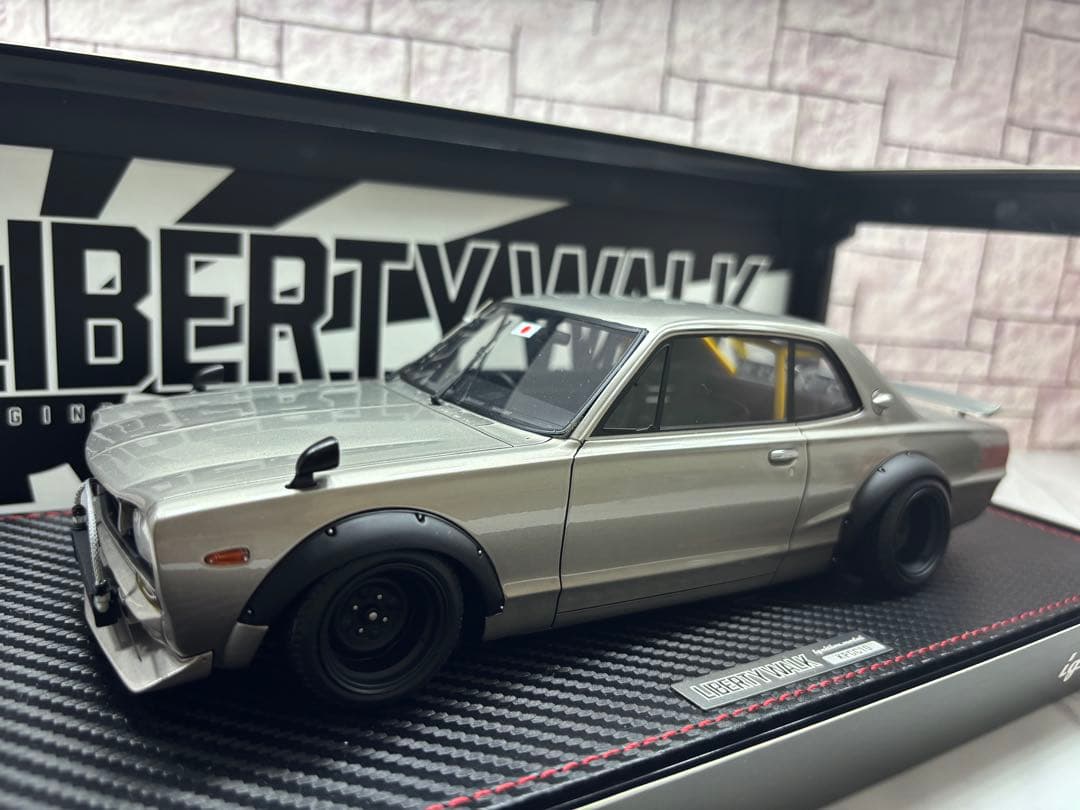 Ma-got！1/18シャコタン⭐︎ブギ　ハジメのソアラ & LBハコスカ