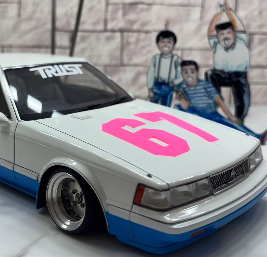 Ma-got！1/18シャコタン⭐︎ブギ　ハジメのソアラ & LBハコスカ