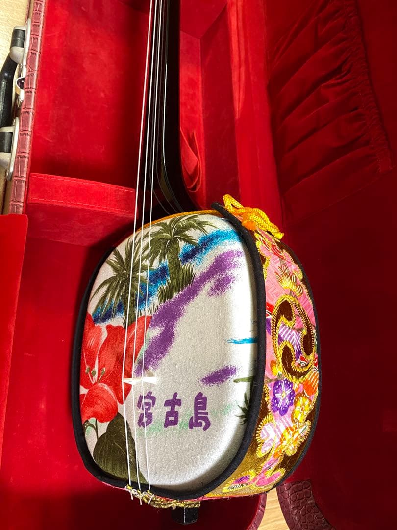 【希少 美品】 三線 沖縄 [宮古島製] ハードケース付き
