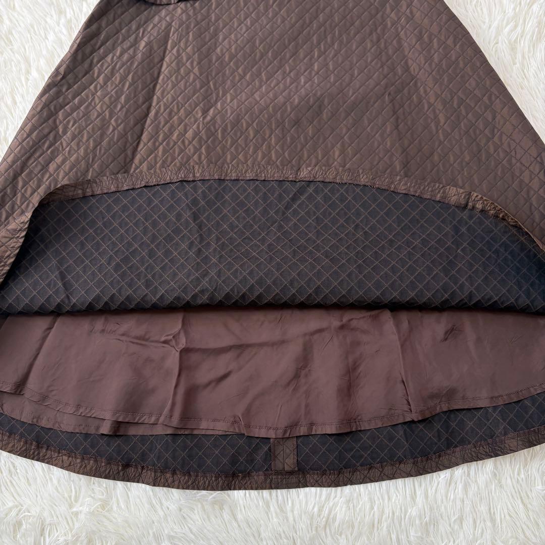 新品　エムズグレイシー　キルティングスカート フレアスカート　未使用　タグ付き