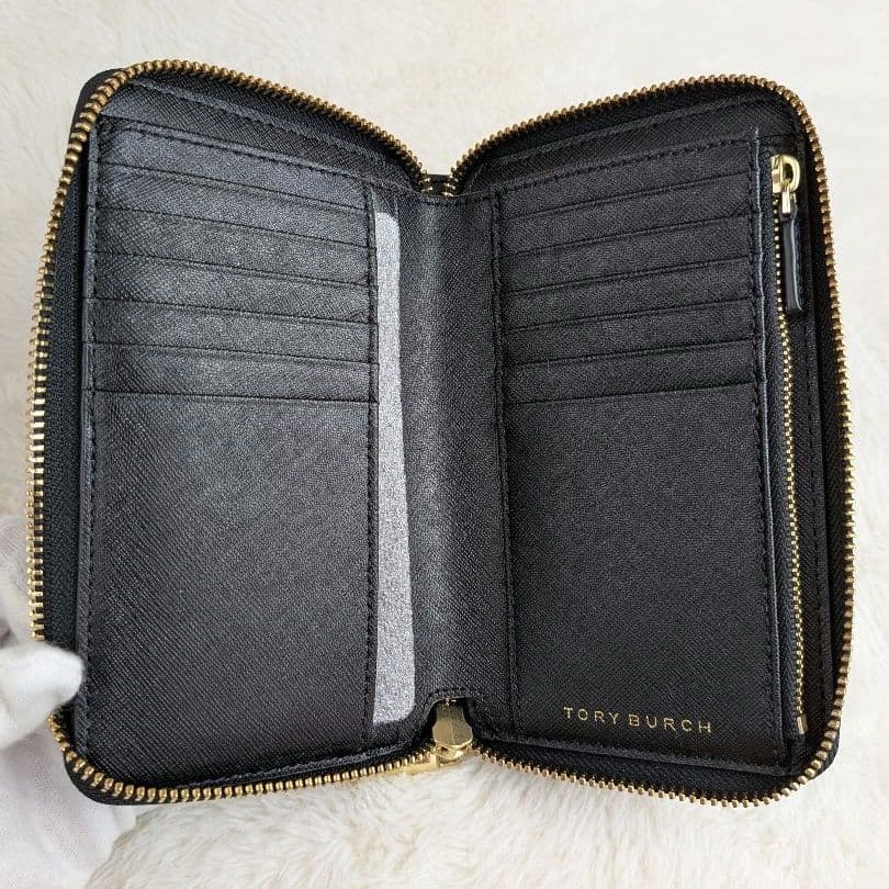 ✨️未使用✨️　トリーバーチ エマーソン ミディアム ラウンドジップ ミニ財布