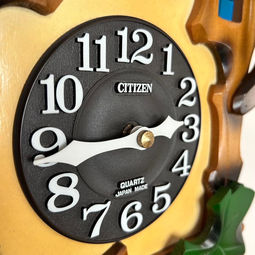シチズン　リズム時計　鳩時計　4MJ224-B アンティーク　レトロ