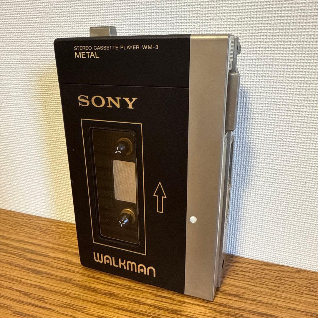 完動品! 美品! SONY WM-3 WALKMAN カセットテープウォークマン