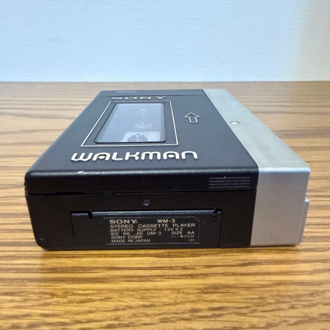 完動品! 美品! SONY WM-3 WALKMAN カセットテープウォークマン
