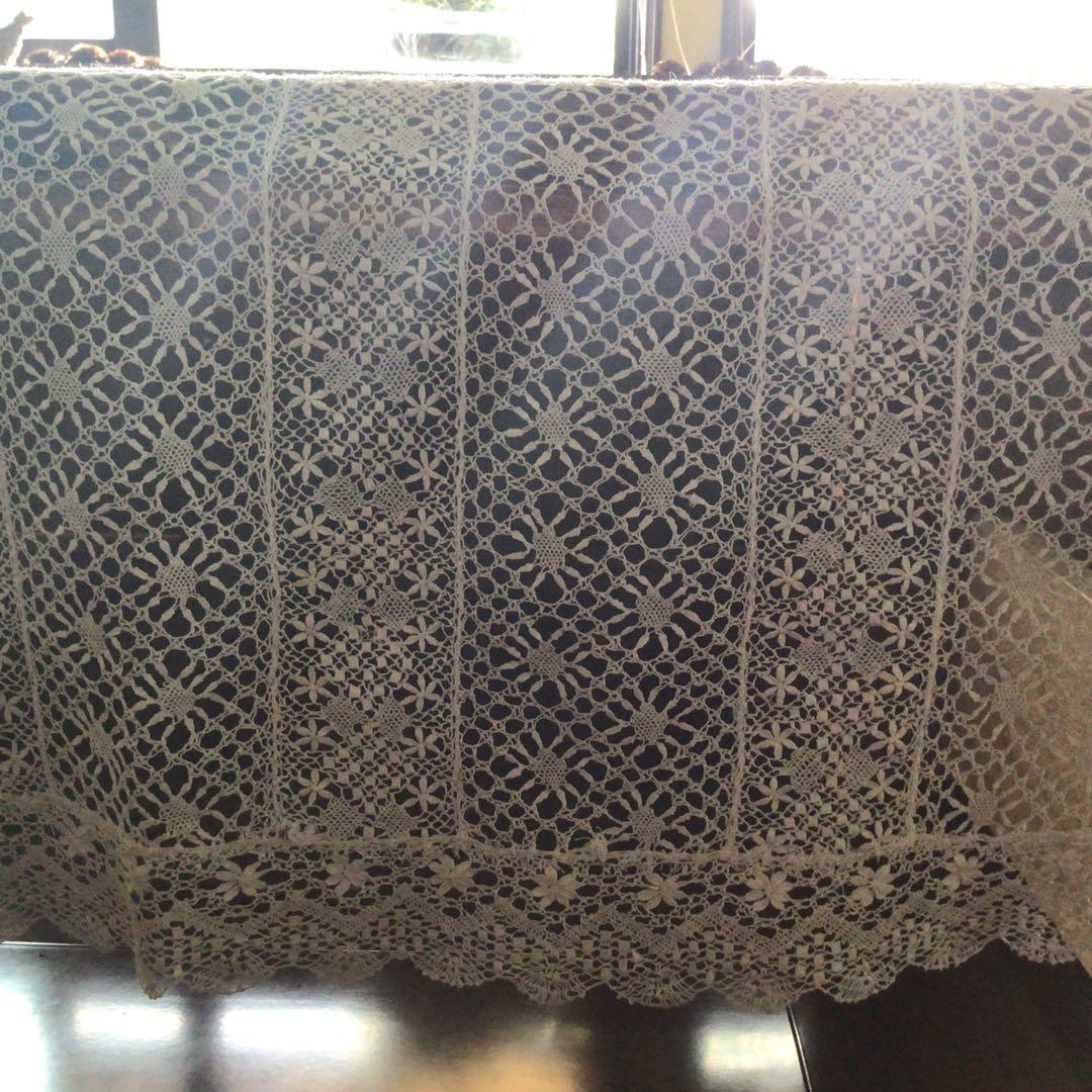 テーブルクロス ボビンレース アンティーク